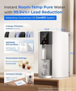 Waterdrop CoreRO Countertop Reverse Osmosis System, NSF/ANSI 58 & 372 Certified, 6-Stage, Portable Reverse Osmosis Water Filter, Reduce PFAS, No Installation Required, BPA Free, WD-C1S 2