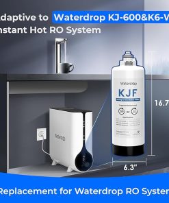 Waterdrop WD-KJF Filter, Replacement for WD-KJ600 Reverse Osmosis Instant Hot Water Dispenser System, 12-month Lifetime 2