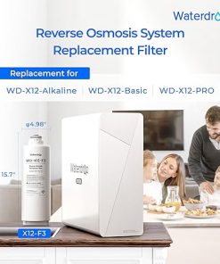 Waterdrop WD-X12-F3 Filter, Replacement for WD-X12-Basic & WD-X12-Alkaline & WD-X12-PRO 1200 GPD Reverse Osmosis System, 24-month Lifetime, Reduce PFAS 2