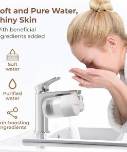 Waterdrop Soft Water Skincare Filter 2.0 BFT1, Faucet Water Filter, 0.01 Micron, Reduce Chlorine & Scale Control and Waterdrop X12-Alkaline Mineral pH+ Reverse Osmosis System 2