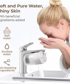 Waterdrop Soft Water Skincare Filter 2.0, Bathroom Sink Filter Water Faucet for Skin Faucet Water Filter, 0.01 Micron, Reduce Chlorine & Scale Control and Replacement Filters 2