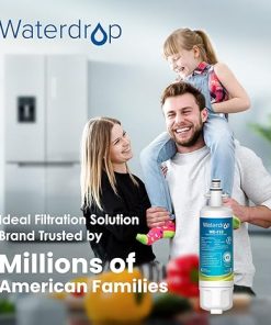 Waterdrop 469690 ADQ36006101 Refrigerator Water Filter, Replacement for LG® LT700P®, ADQ36006102, Kenmore® 9690, LFXS30766S, LFXS24623S, FML-3, RFC1200A, RWF1200A, WSL-3, Pack of 2 Package May Vary 2