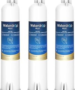 Waterdrop Plus EDR3RXD1 Replacement for Everydrop® Filter 3, 4396841, 4396710, Kenmore® 46-9083, 46-9030, WDP-F08, NSF/ANSI 401&53 Refrigerator Water Filter, 3 Filters