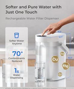Waterdrop Rechargeable Water Filter Dispenser&Glass Water Filter Pitcher 2