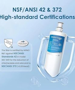Waterdrop 3US-AF01 Undersink Water Filter, Replacement for Filtrete® 3US-AF01, 3US-AS01, Aqua-Pure AP Easy C-CS-FF, WHCF-SRC, WHCF-SUFC, WHCF-SUF, NSF/ANSI 42 Certified, Pack of 1 2