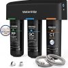 Waterdrop Gravity-fed Water Filter System, Reduces Lead and up to 99% of Chlorine, NSF/ANSI 42&372 Standard, with 2 Black Carbon Filters and Metal Spigot, King Tank Series, WD-TK-A 3