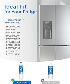 Waterdrop DA29-00020B Refrigerator Water Filter, Replacement for Samsung HAF-CIN/EXP, DA29-00020A/B, DA29-00020B-1, RF263BEAESR, RF28HMEDBSR, RF263TEAESG, RF4287HARS, 3 Filters (Package May Vary) 2