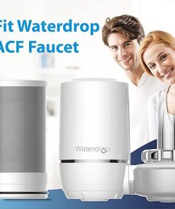 Waterdrop WD-FF-01A Replacement Filter, Faucet Water Filter, Replacement for WD-FC-01, WD-FC-02, WD-FC-06, Reduces Chlorine, Taste and Odor, Last Up to 9 Months (Pack of 3) 2