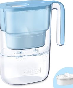 Waterdrop 200-Gallon Long-Life Elfin 7-Cup Water Filter Pitcher with 1 Filter & Waterdrop WD-PF-01A Plus Replacement Filters 2