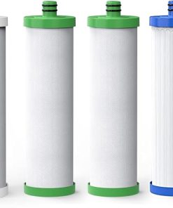 Waterdrop Under Sink Water Filter Replacement for TST-UF, 2 PP + 1 Ultra Filtration + 1 Carbon Water Filter