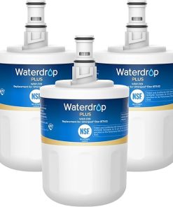 Waterdrop Plus 8171413 Refrigerator Water Filter, Replacement for Whirlpool® 8171413, EDR8D1, Kenmore® 46-9002, NLCS200, NSF 401&53 Certified, 𝐑𝐞𝐝𝐮𝐜𝐞 𝐏𝐅𝐀𝐒, Pack of 3 (Package may vary)