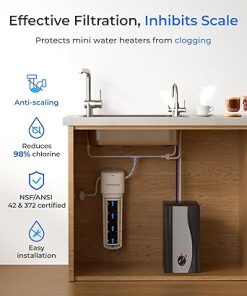 Waterdrop 10UE-SC Under Sink Water Filter for Instant Hot and Cold Water Dispenser System, Anti-Scaling, Reduces PFAS, PFOA/PFOS, Lead, Chlorine, Bad Taste & Odor, 11000 Gallons 2