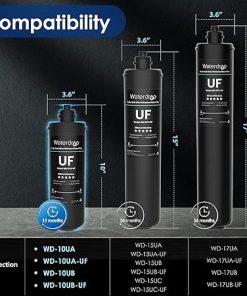 Waterdrop RF10-UF 0.01 Micron Replacement Filter Cartridge For 10UA/10UA-UF/10UB/10UB-UF Under Sink Water Filter, Reduces Lead, Chlorine, Bad Taste & Odor, 11K Gallons High Capacity 2