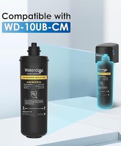 Waterdrop RF10-CM Replacement Filter Cartridge for 10UB-CM Under Sink Water Filter, Reduces 99% Chloramine, Chlorine, Bad Taste & Odor, NSF/ANSI 42 Certified 2