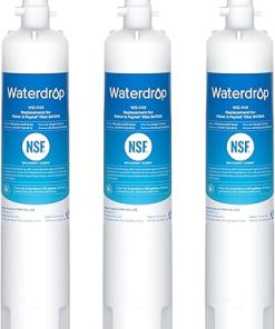 Waterdrop 847200 Refrigerator Water Filter Replacement for Fisher & Paykel® Water Filter 847200, 3 Filters