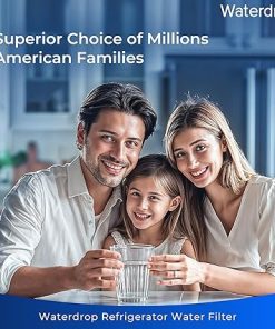 Waterdrop Plus 8171413 Refrigerator Water Filter, Replacement for Whirlpool® 8171413, EDR8D1, Kenmore® 46-9002, NLCS200, NSF 401&53&42 Certified, 𝐑𝐞𝐝𝐮𝐜𝐞 𝐏𝐅𝐀𝐒, Pack of 2 2