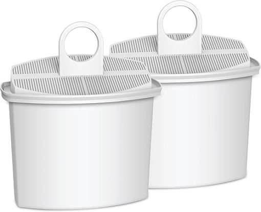 Waterdrop TÜV SÜD Certified Coffee Water Filter, Replacement for Braun® KWF2, 3106, 3112, 3115, 3116, KF600, KF590E, KF580, KF550, KF190, KF187, KF155, KF150, KF140，2 Packs