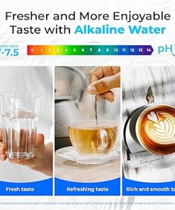 Waterdrop TSB-ALK 8 Layer High Capacity Slightly Alkaline Under Sink Water Filter, Reduces PFAS, PFOA/PFOS, Fluoride, Chlorine, Bad Taste & Odor, with Dedicated Faucet, Under Sink Water Filter 2